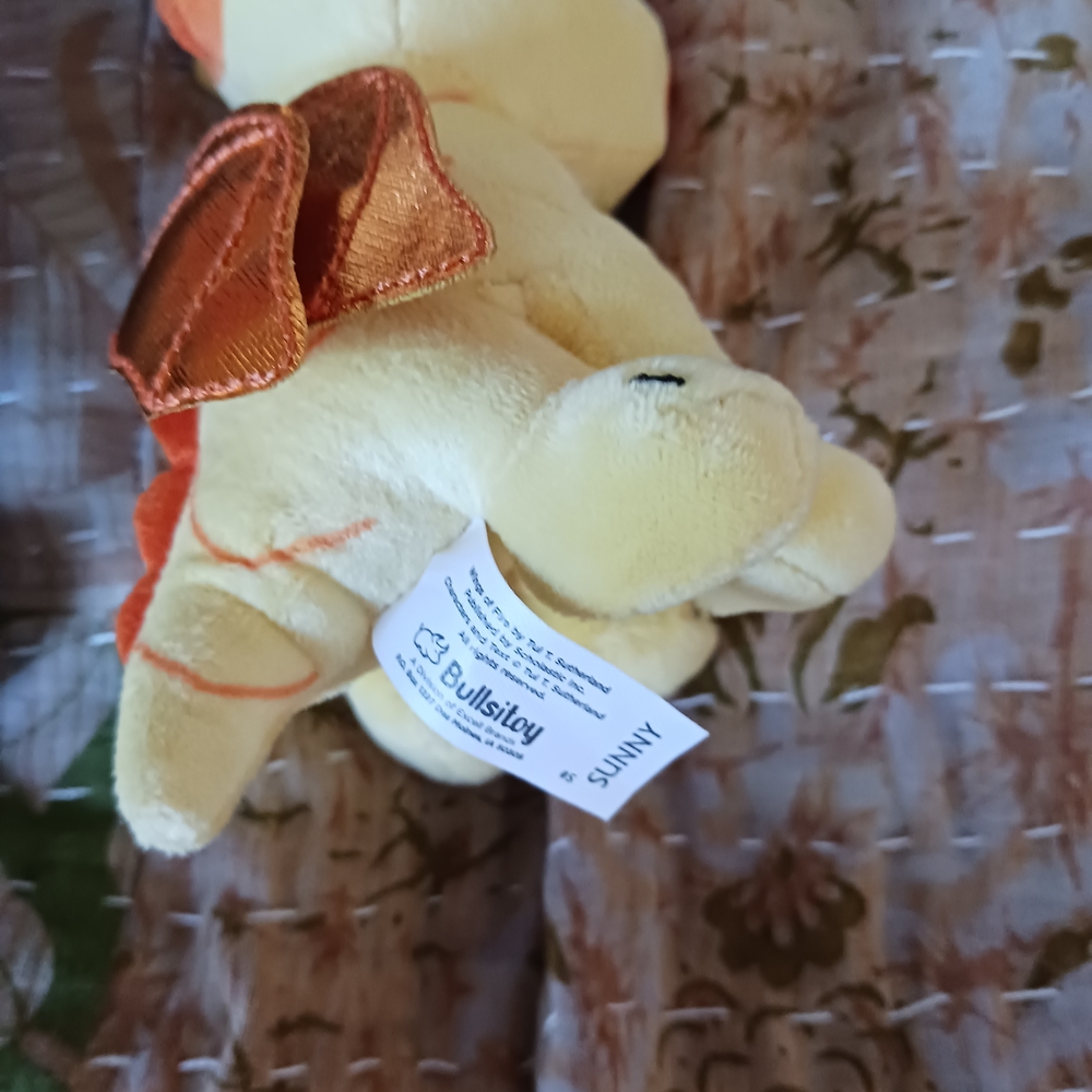 Lot of 3 Wings of Fire Plush Dragon Keychains Morrowseer Starflight Sunny - Picture 4 of 6